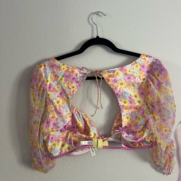 Limited Edition For Love & Lemons Pastel Punch Floral Bra Top - Picture 5 of 5